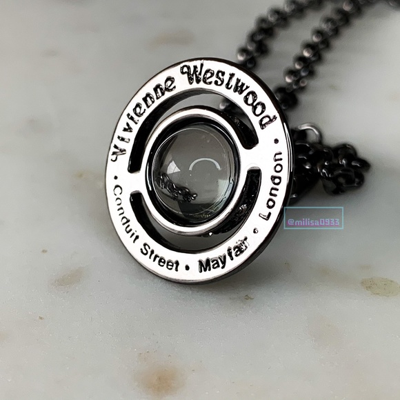 Vivienne Westwood Jewelry Vivienne Westwood Orb Pendant Gunmetal Necklace Poshmark